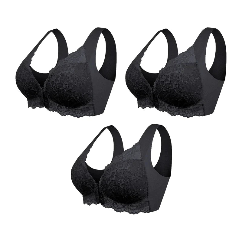 Shaping Wireless Bra with Front Closure (PACK OF 3)
