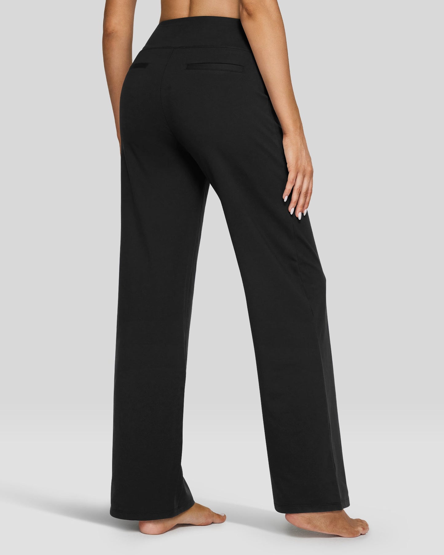 Rizon Loose High-Rise Business Casual Pants