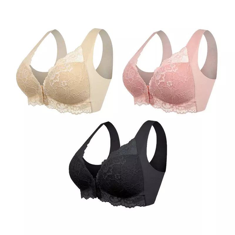 Shaping Wireless Bra with Front Closure (PACK OF 3)