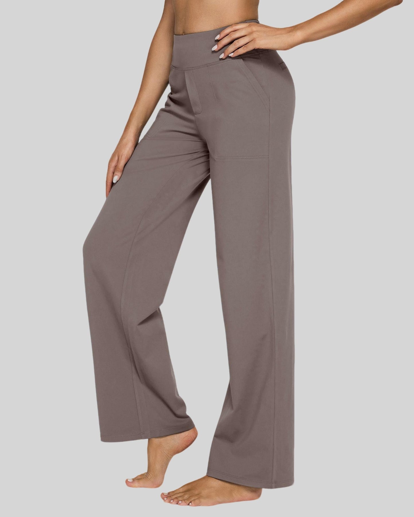 Rizon Loose High-Rise Business Casual Pants