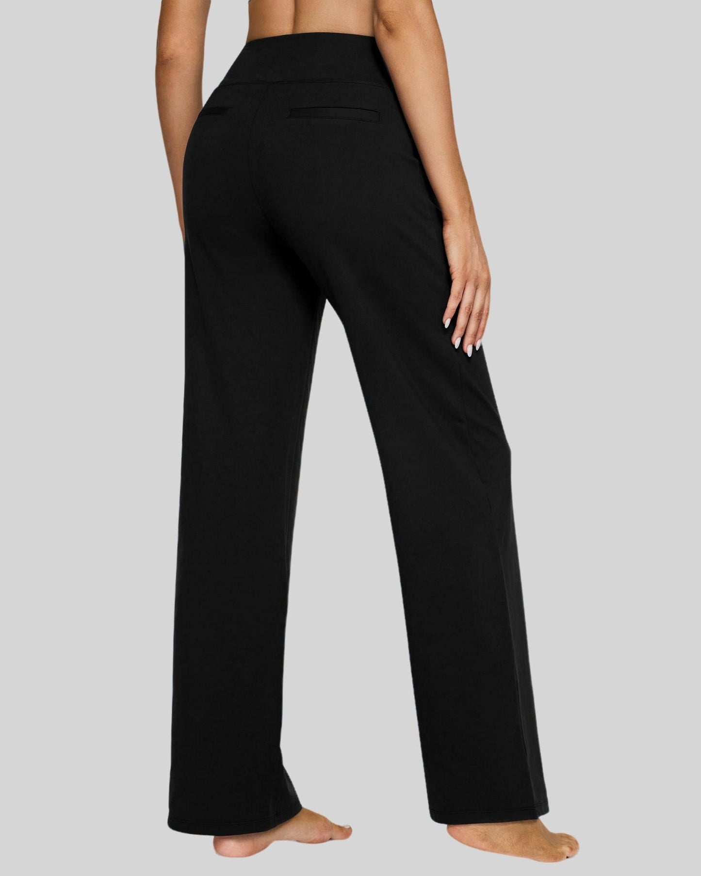 Rizon Loose High-Rise Business Casual Pants