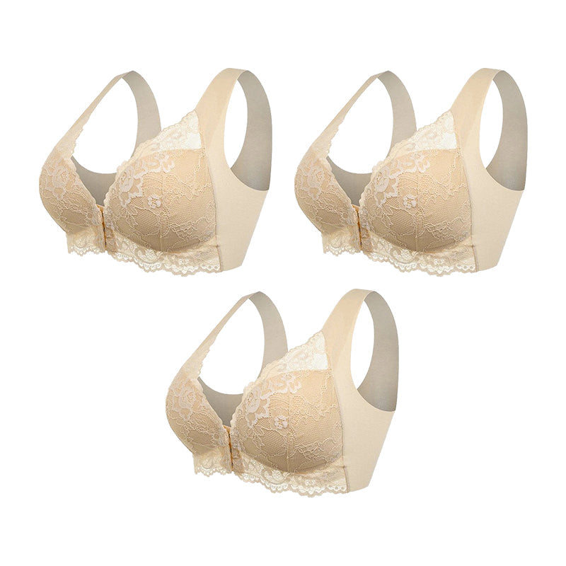 Shaping Wireless Bra with Front Closure (PACK OF 3)