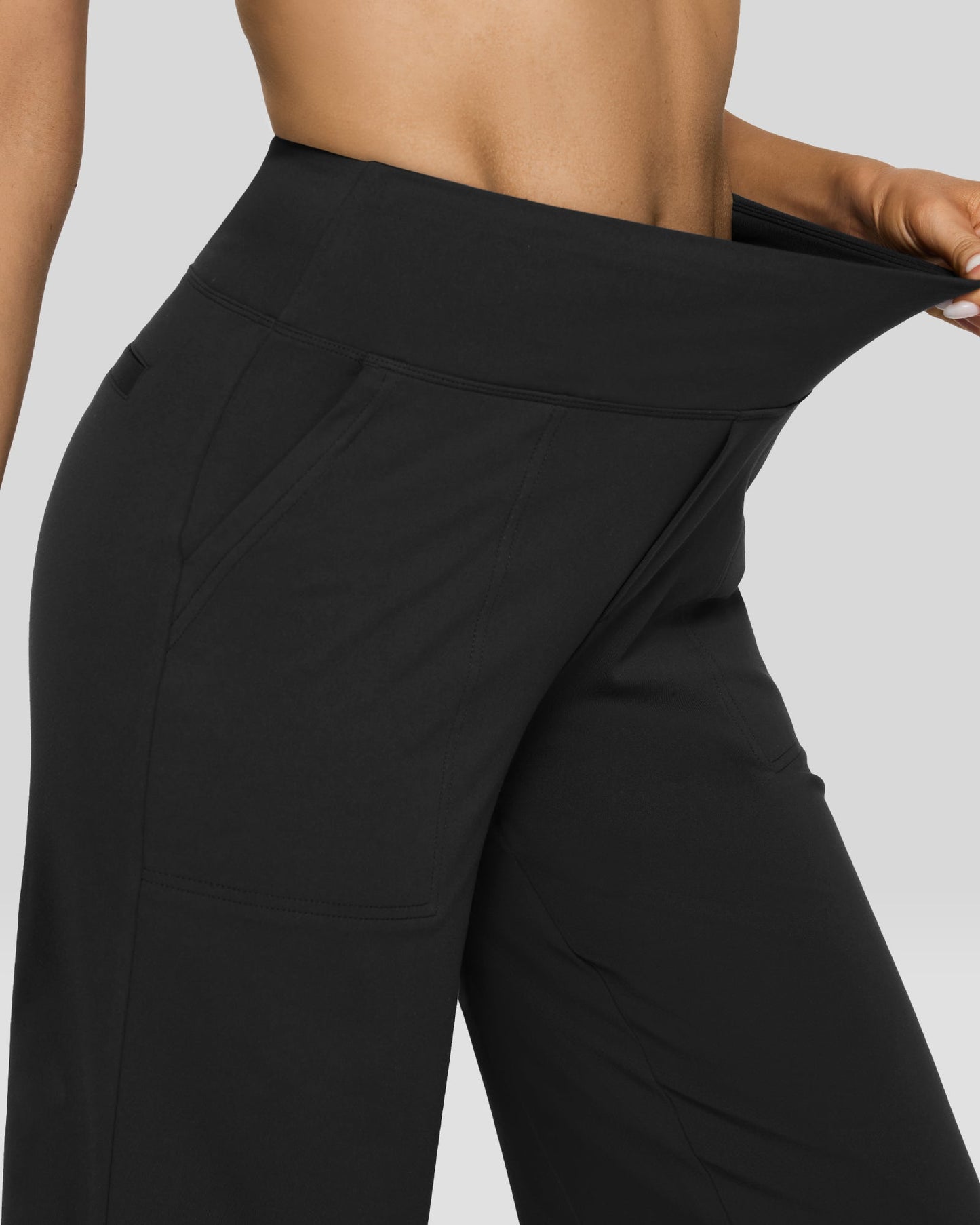 Rizon Loose High-Rise Business Casual Pants