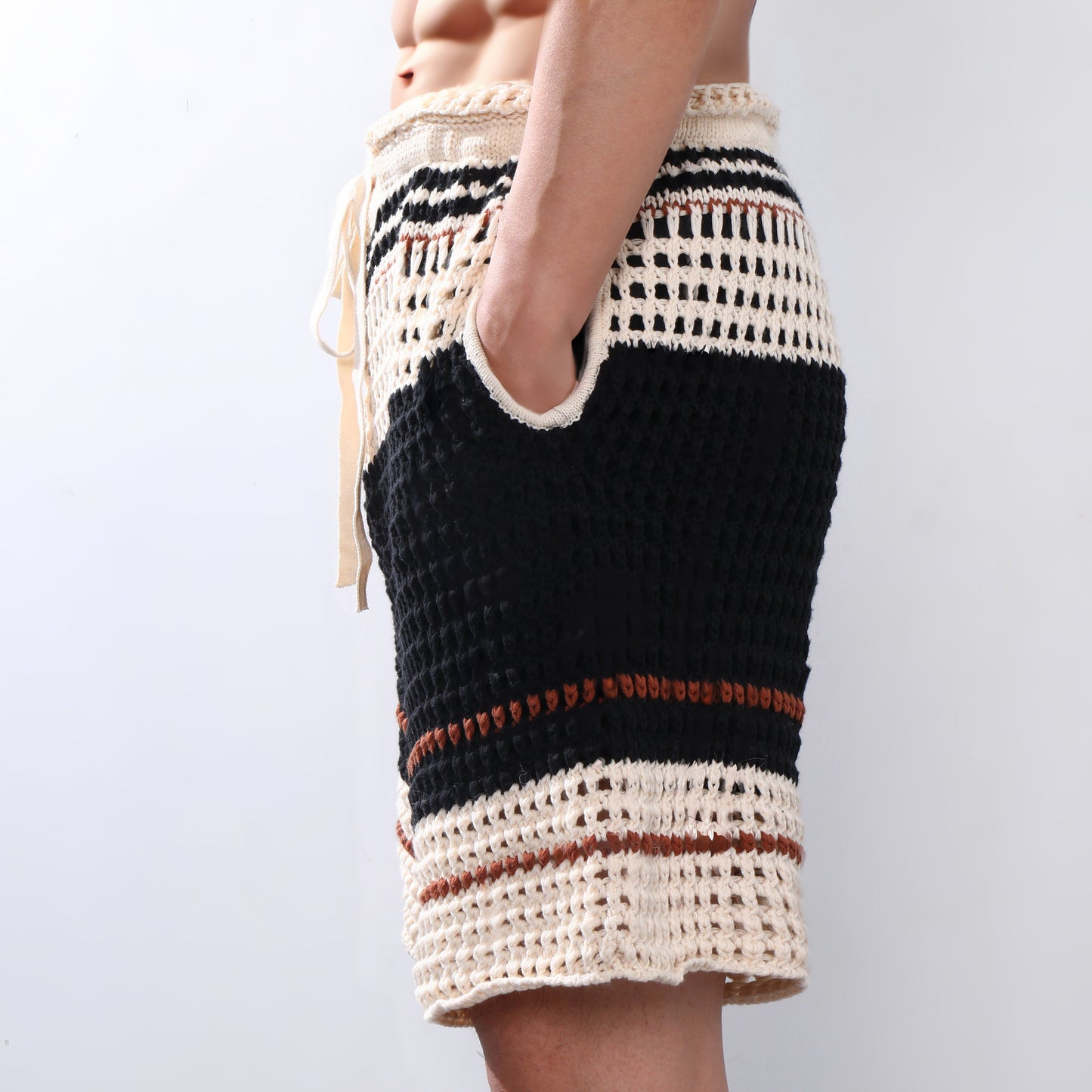 Men's Holiday Braided Beach Short