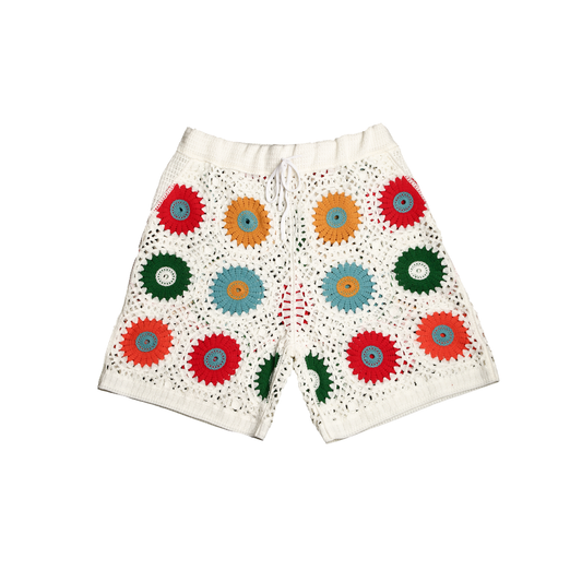 Men's Summer Knitted Hollow  Shorts