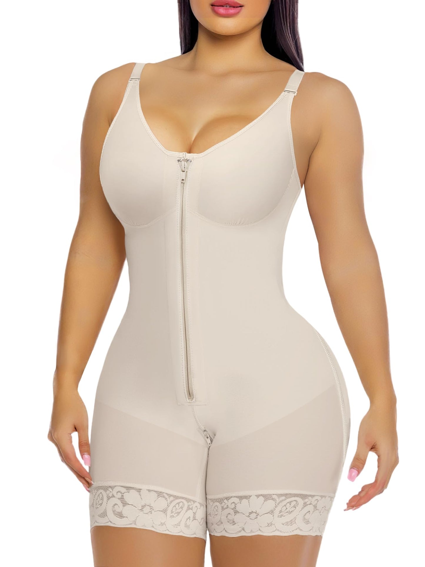 RIZON Tummy Control & Butt Lifter with Zipper"