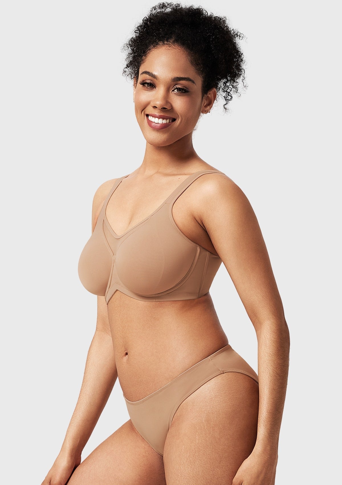 The Rizon Smoothing Unlined Minimizer Bra