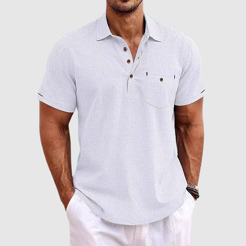 Joel Linen Polo Shirt