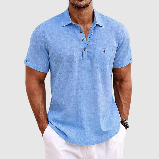 Joel Linen Polo Shirt