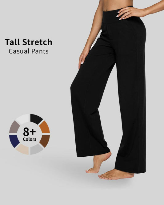 Rizon Loose High-Rise Business Casual Pants