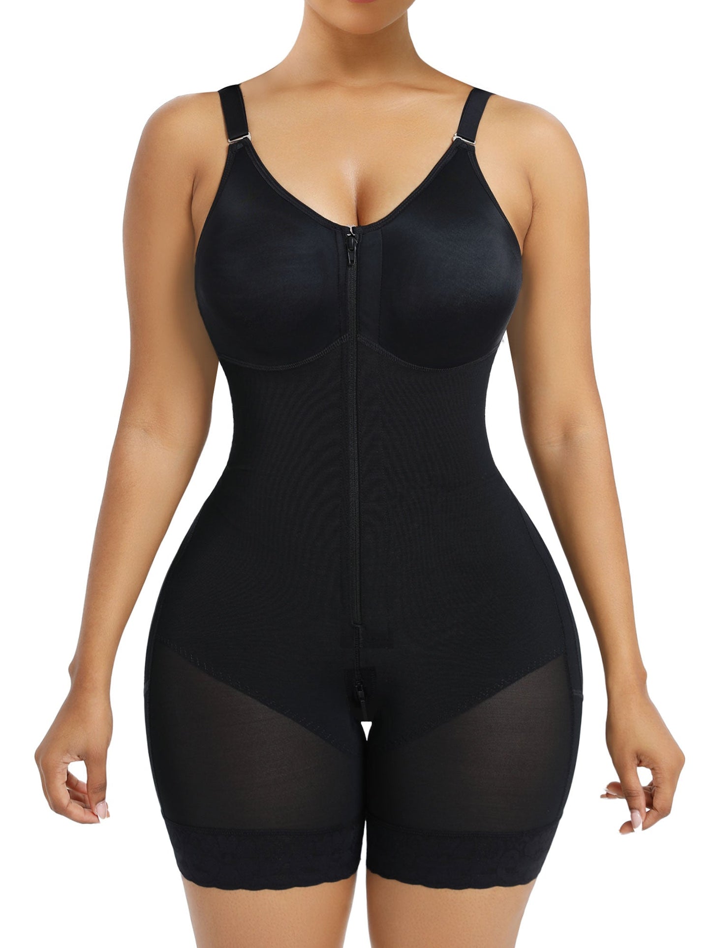 RIZON Tummy Control & Butt Lifter with Zipper"